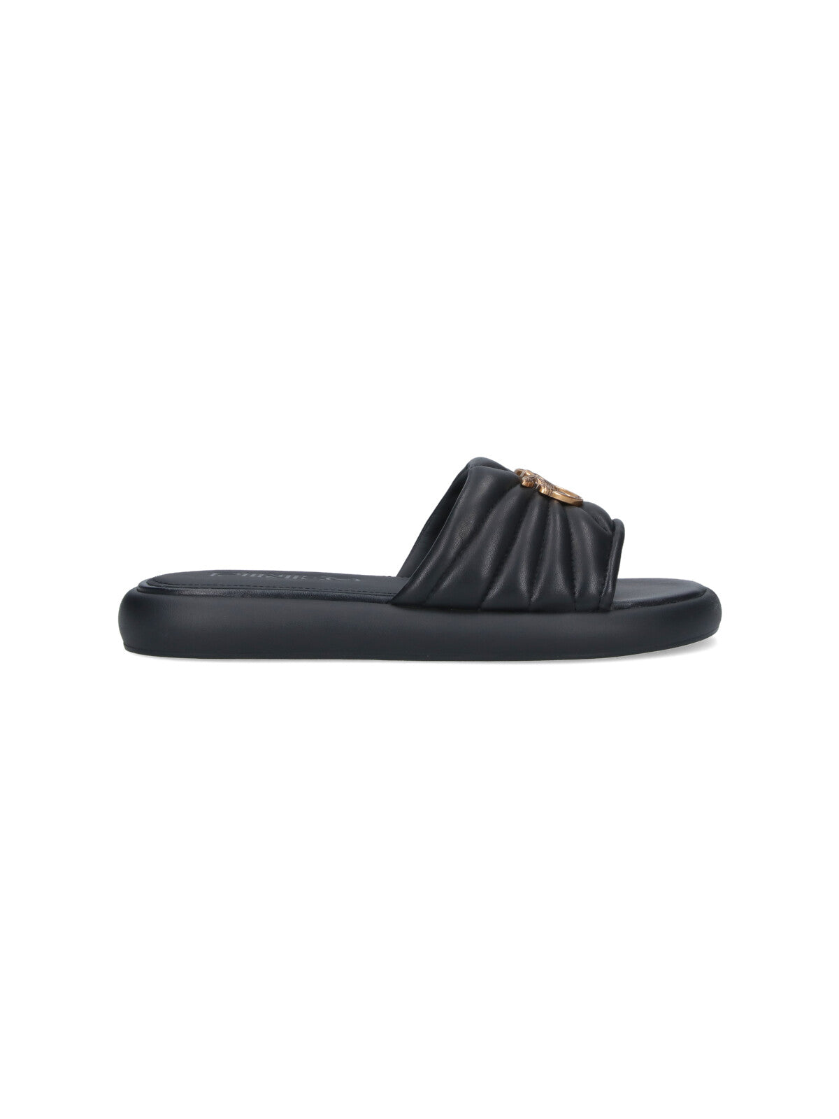 Pinko Sandals Black Upper: Ovis Aries