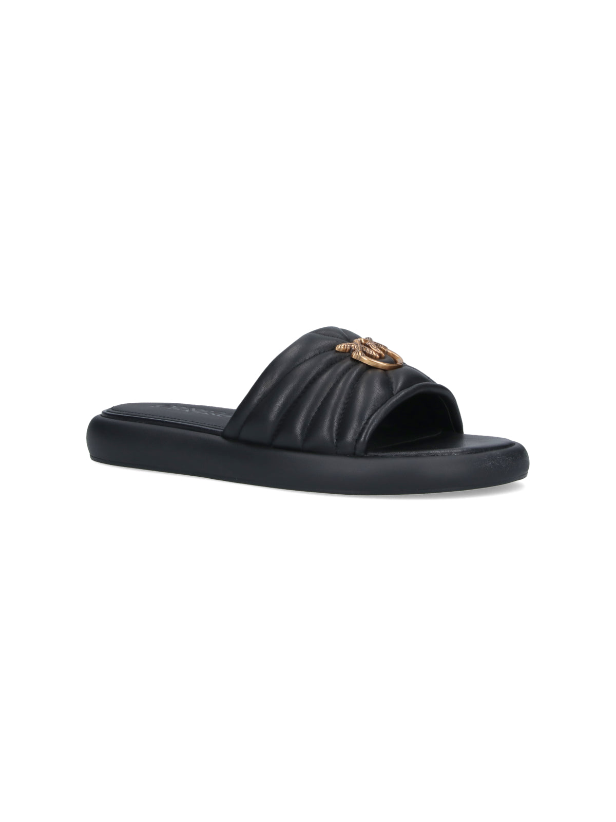 Pinko Sandals Black Upper: Ovis Aries