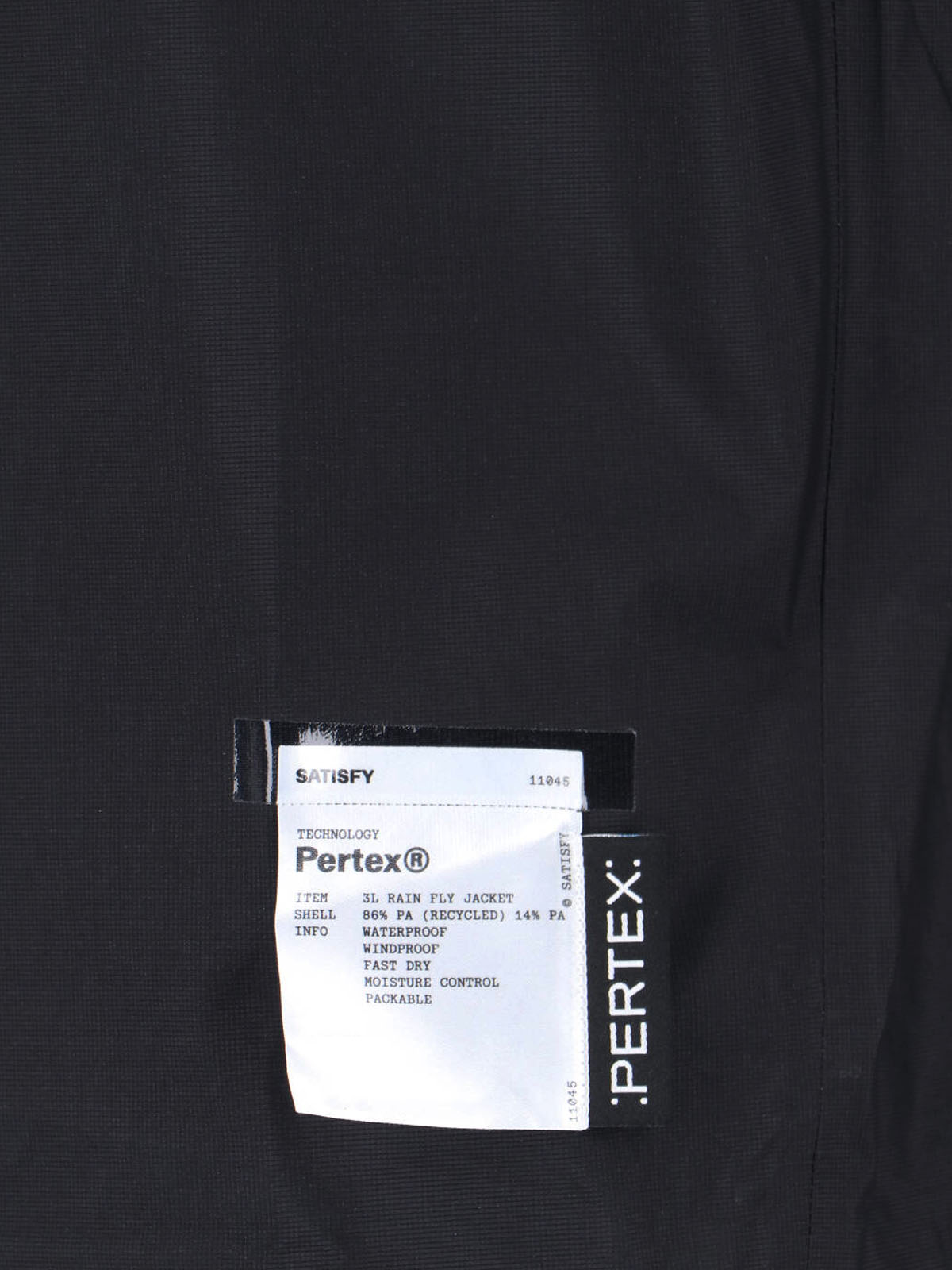 SATISFY Jackets Black Polyamide