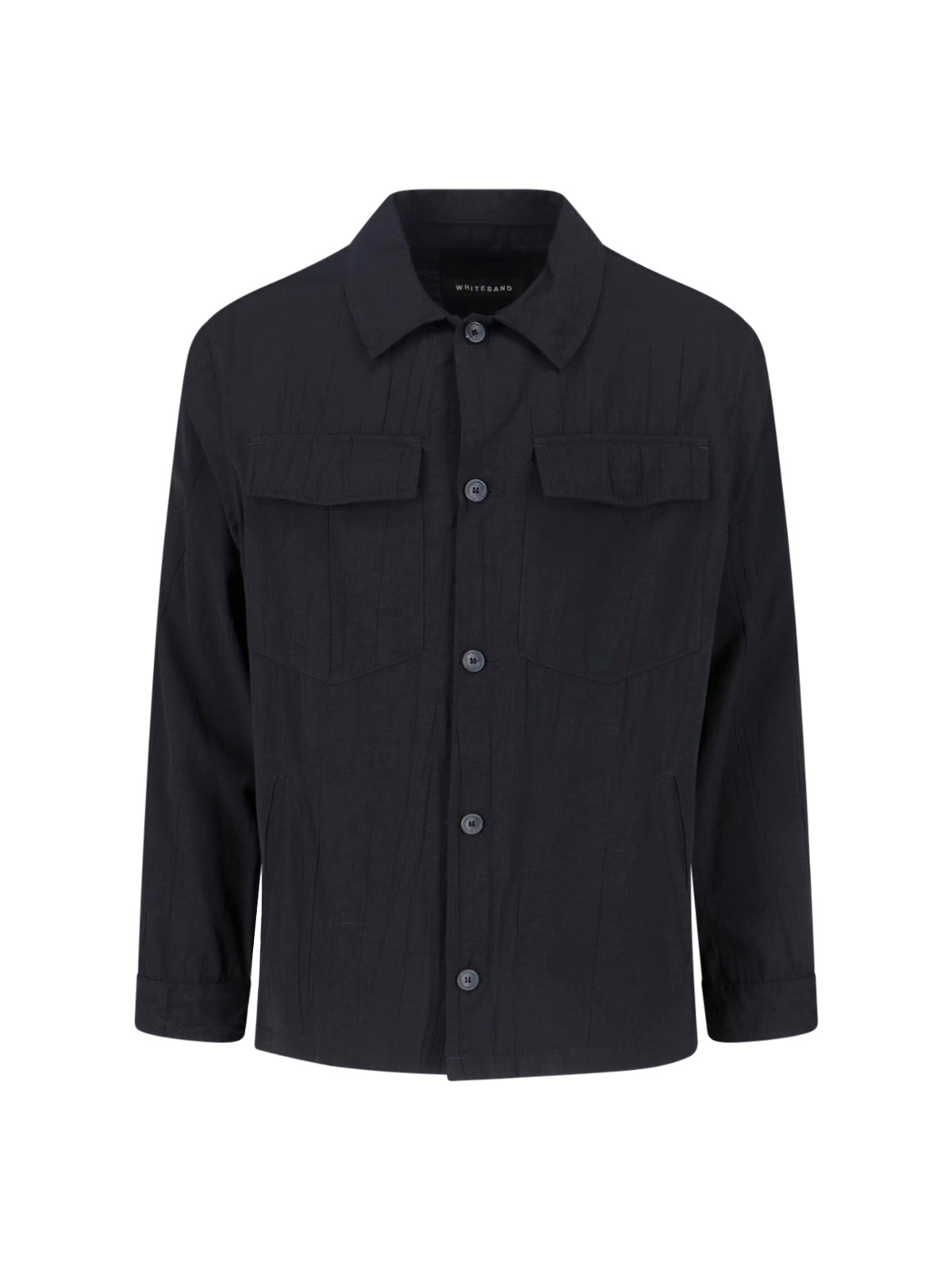 WHITE SAND Shirts Black Viscose
