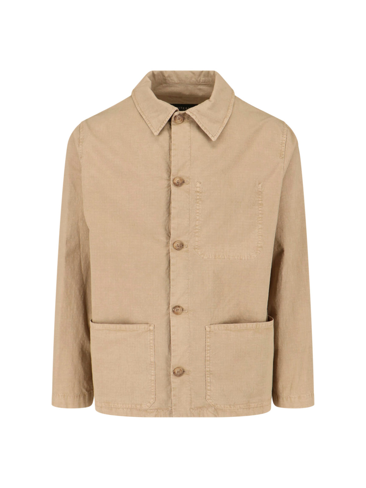 WHITE SAND Jackets Beige Cotton