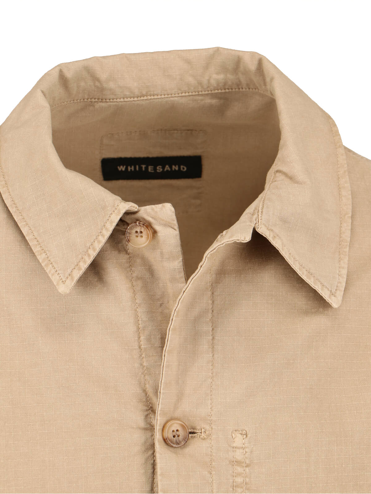 WHITE SAND Jackets Beige Cotton