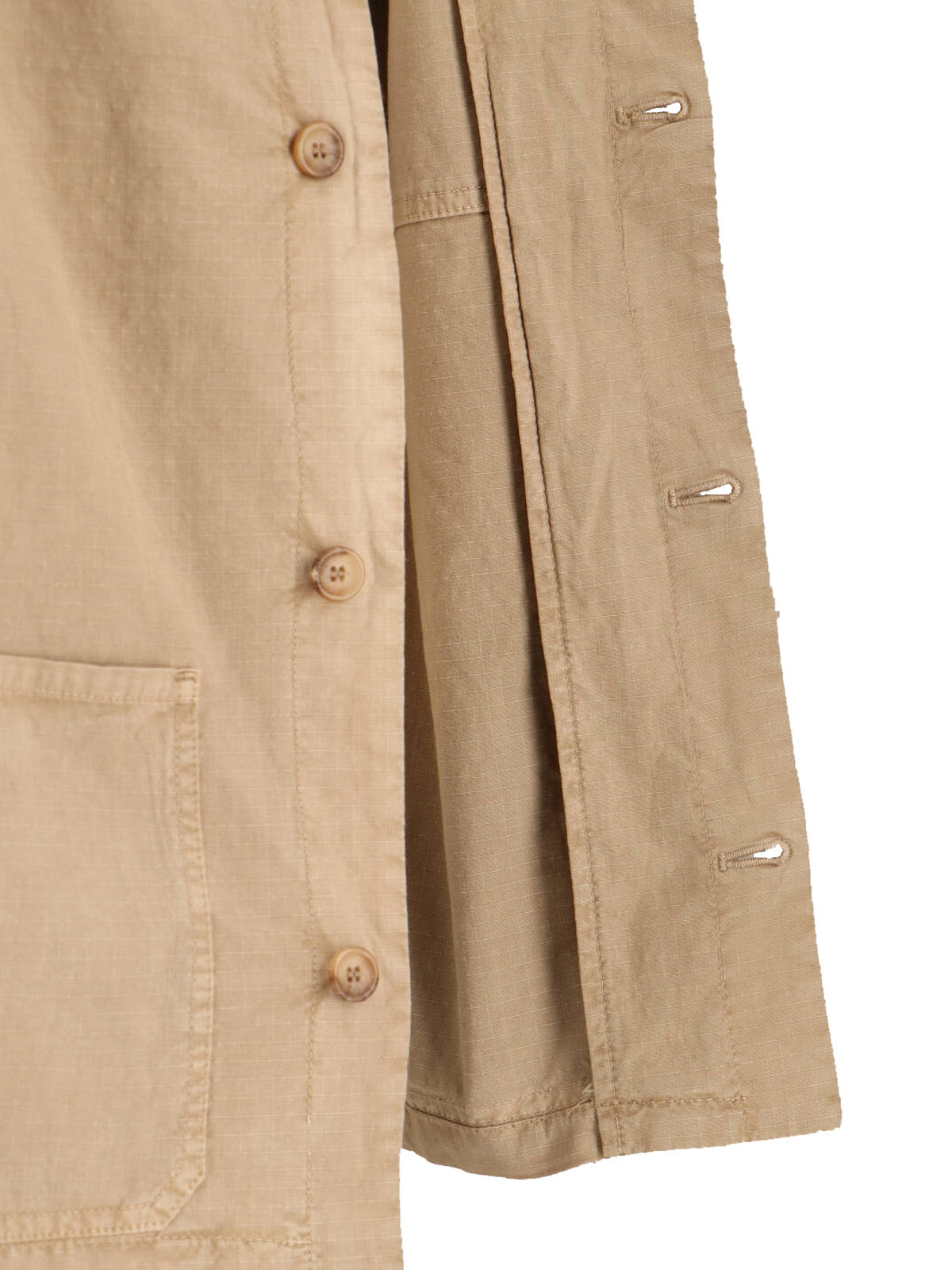 WHITE SAND Jackets Beige Cotton