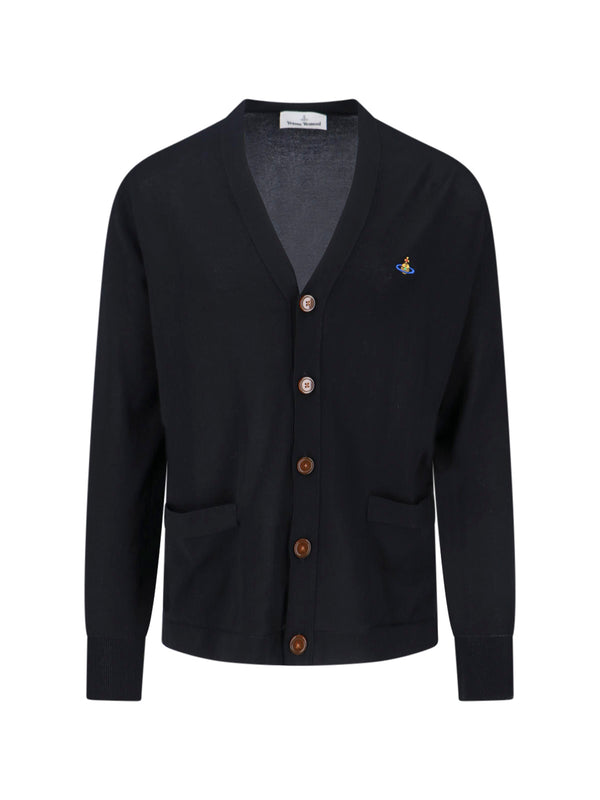 Vivienne Westwood 100% Cotton cardigan in black
