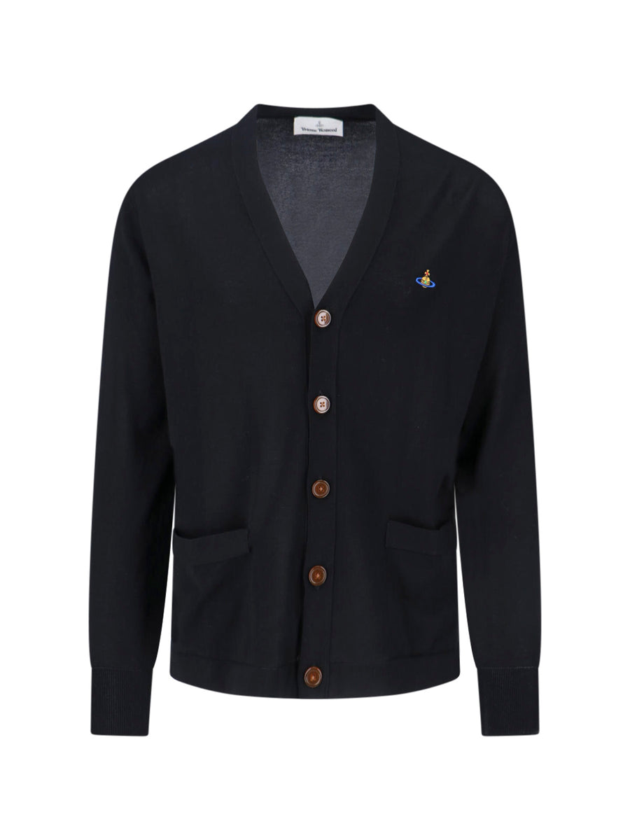 Vivienne Westwood 100% Cotton cardigan in black