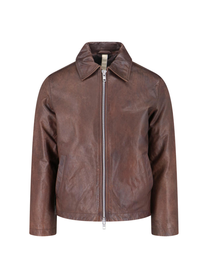 Sunflower Jackets Brown Leather