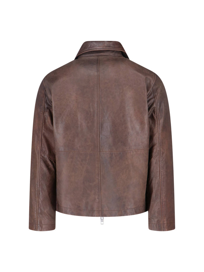 Sunflower Jackets Brown Leather