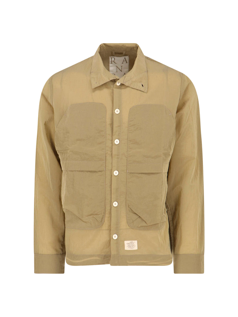 Ranra 100% polyamide jacket in beige