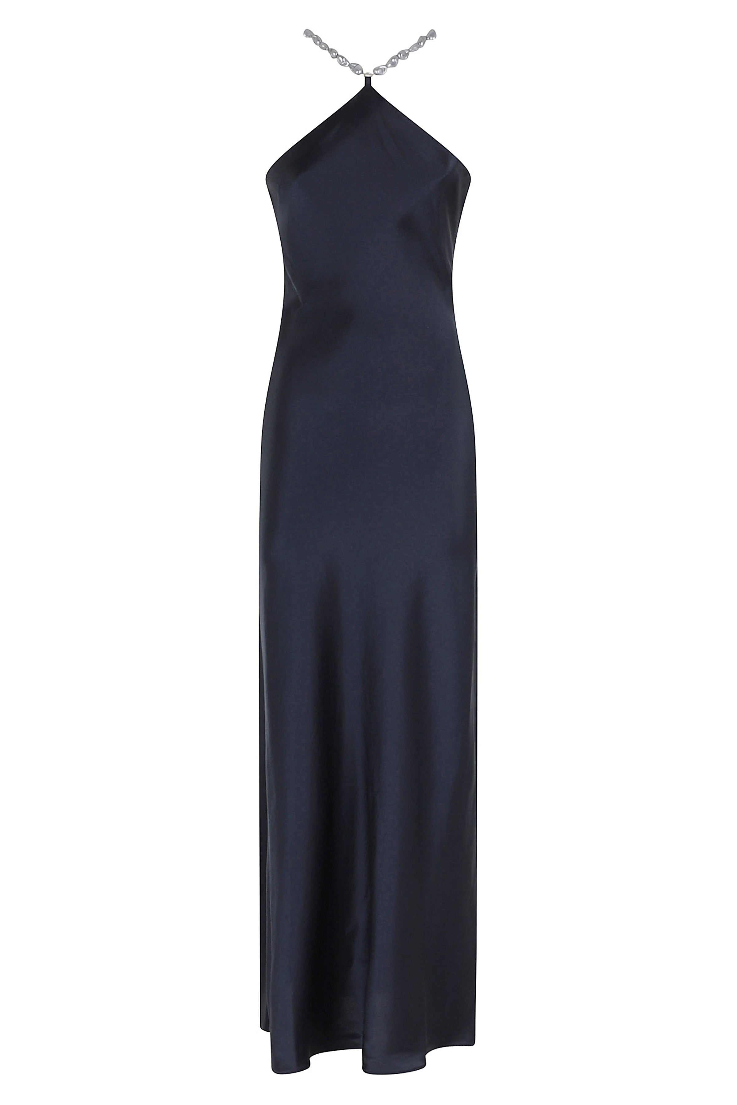 Cadence Dress Blue Acetato Abito