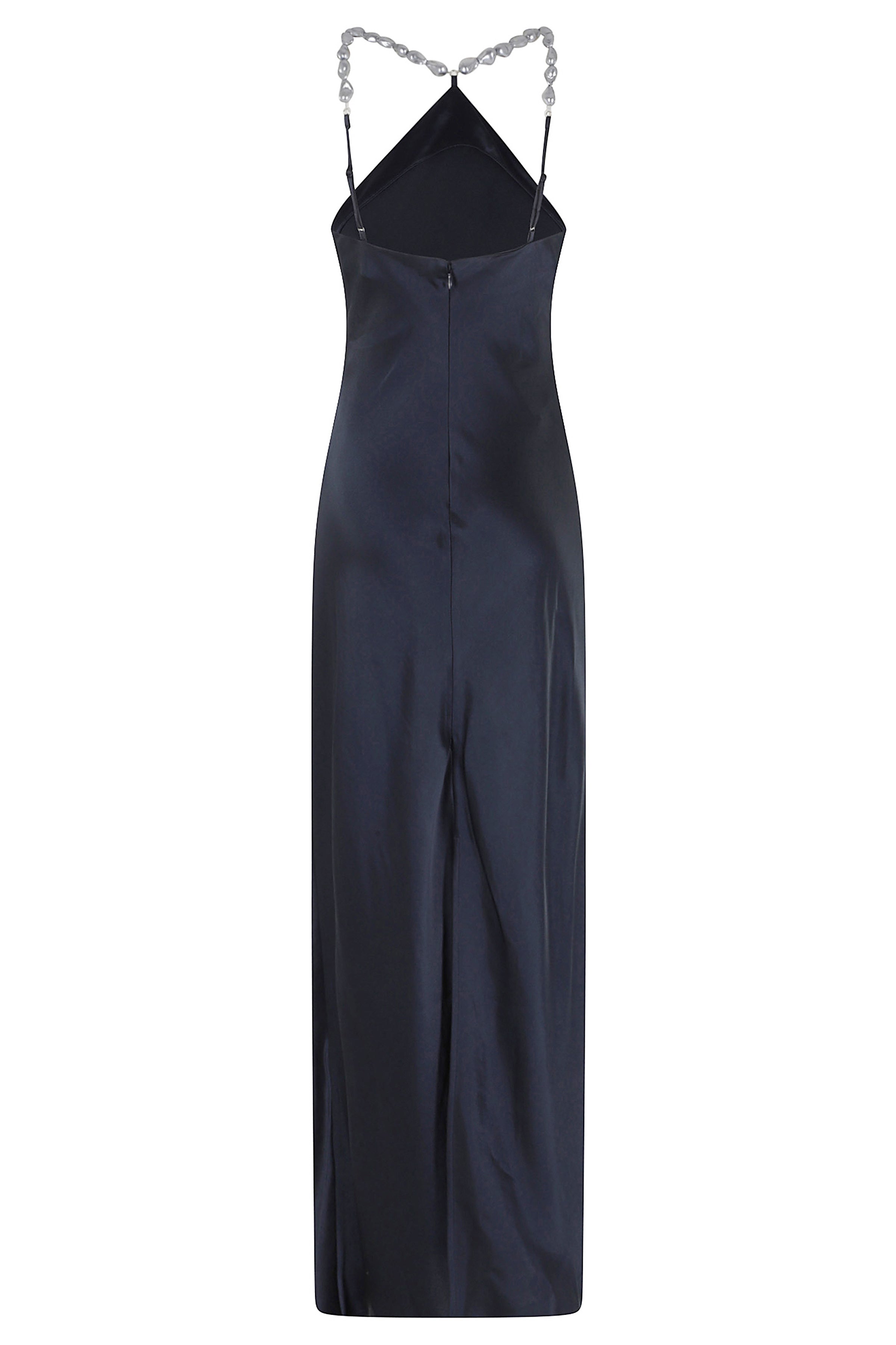 Cadence Dress Blue Acetato Abito