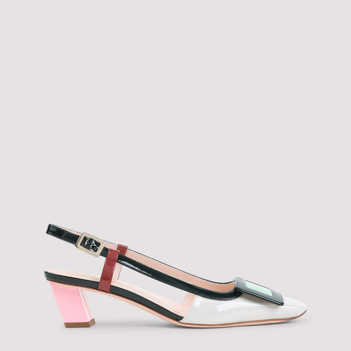 Bv Lacquered Buckle 45 Pumps Multicolour Calfskin