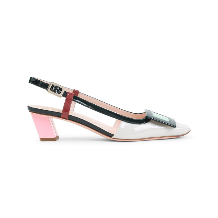 Bv Lacquered Buckle 45 Pumps Multicolour Calfskin