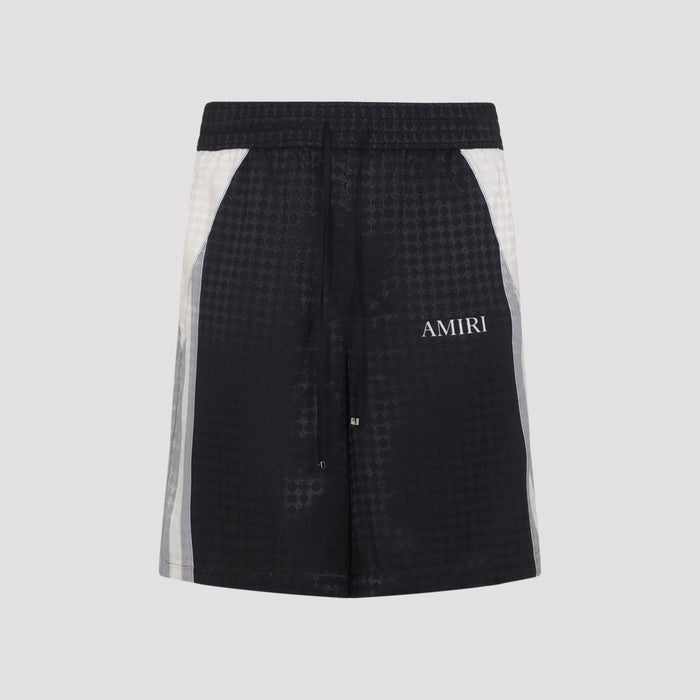 Ma Quad Panel Short Black Viscose