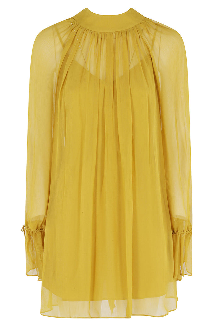 Roux Dress Yellow & Orange Viscosa Abito