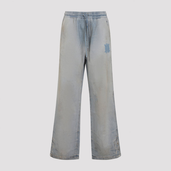 Relaxed Baggy Jeans Blue Cotton