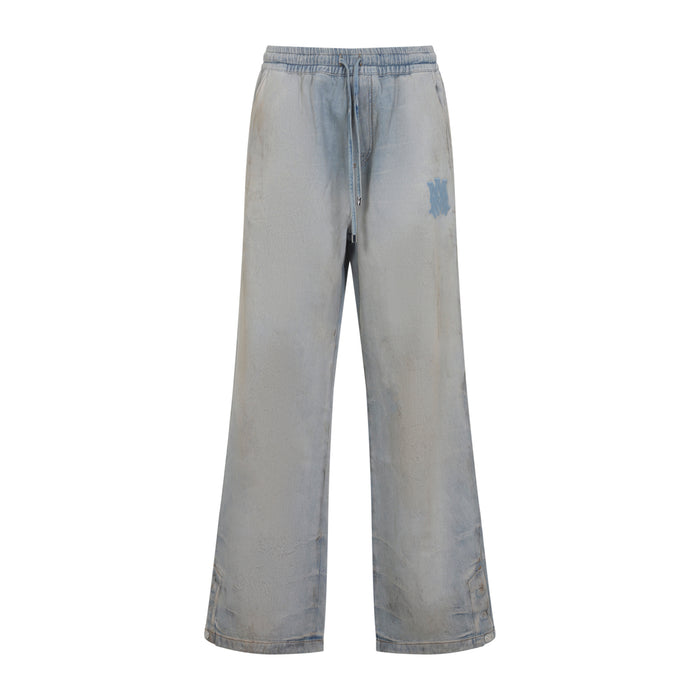 Relaxed Baggy Jeans Blue Cotton