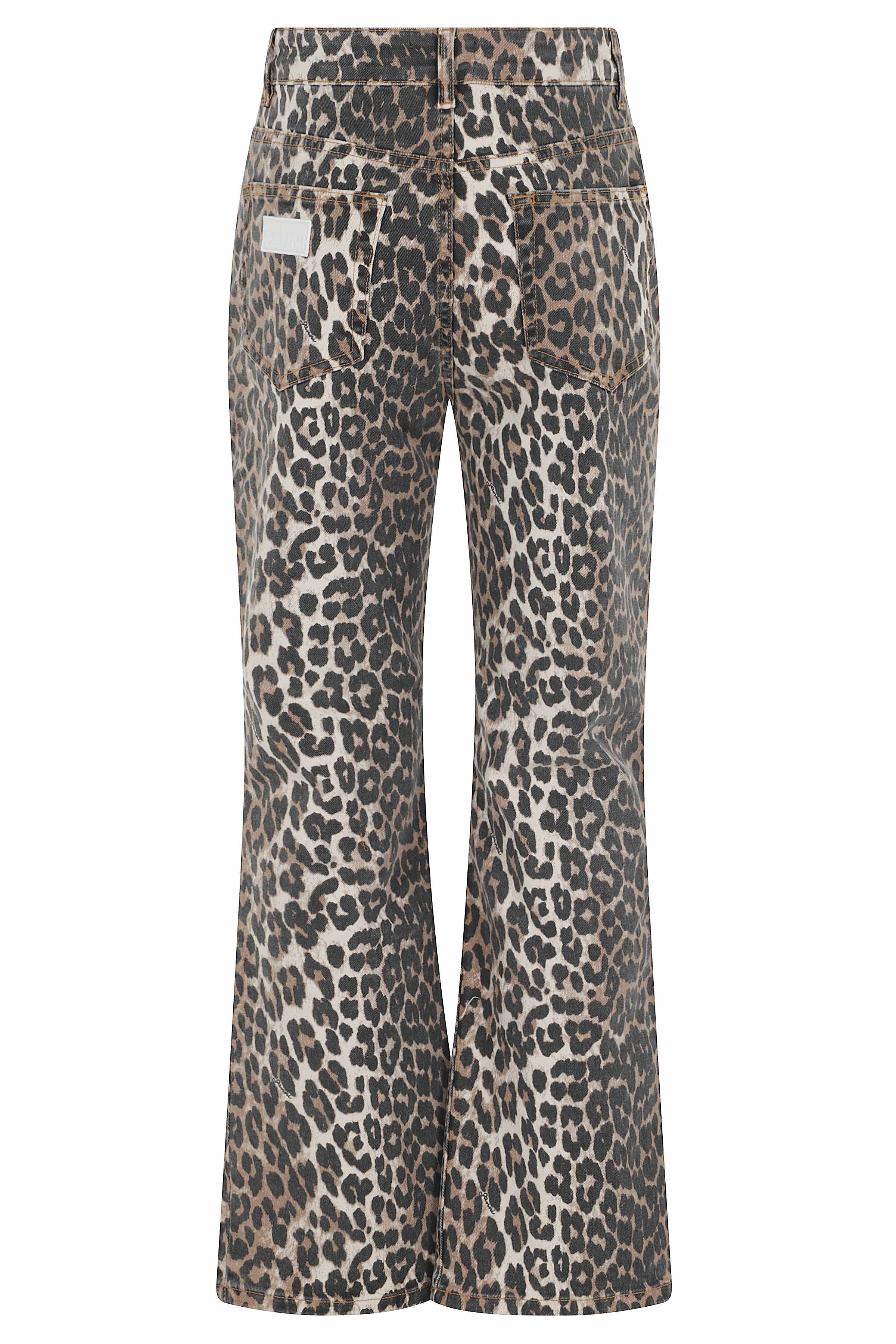 Print Denim Betzy Cropped Multicolour Organic Cotton Elastane Jean