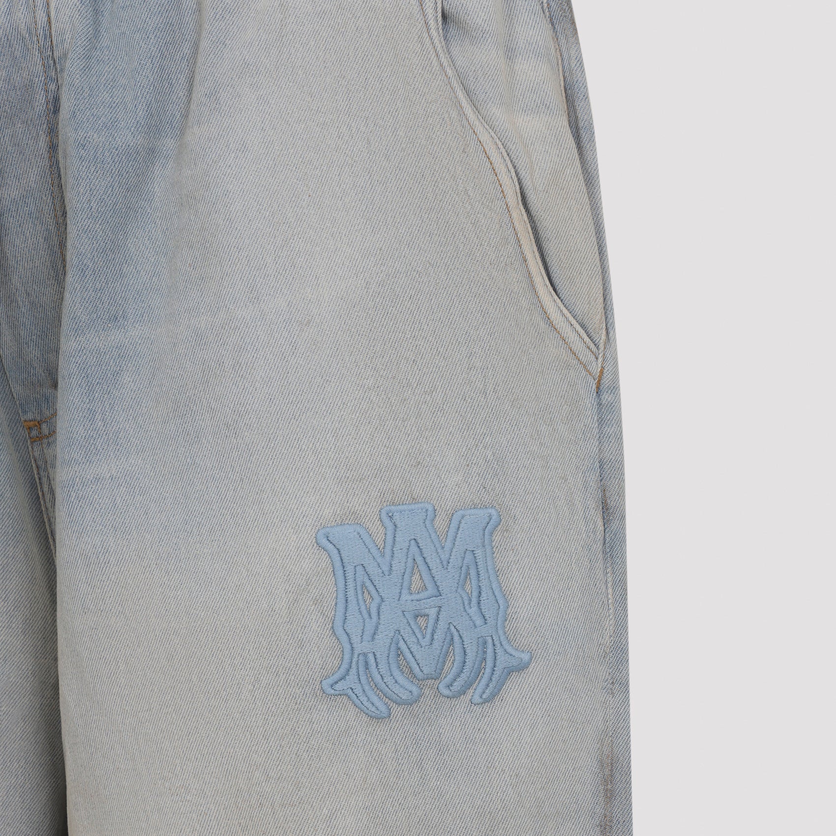 Relaxed Baggy Jeans Blue Cotton