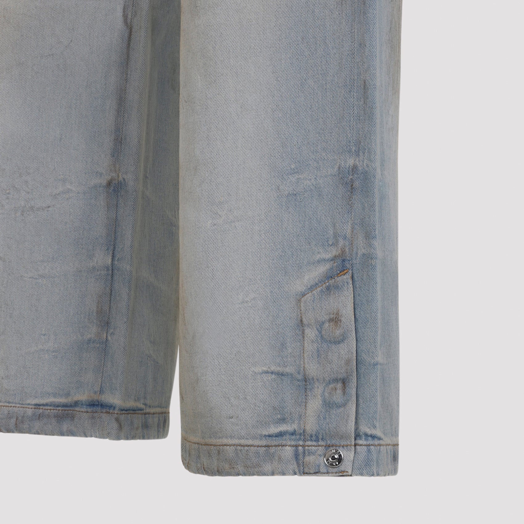 Relaxed Baggy Jeans Blue Cotton