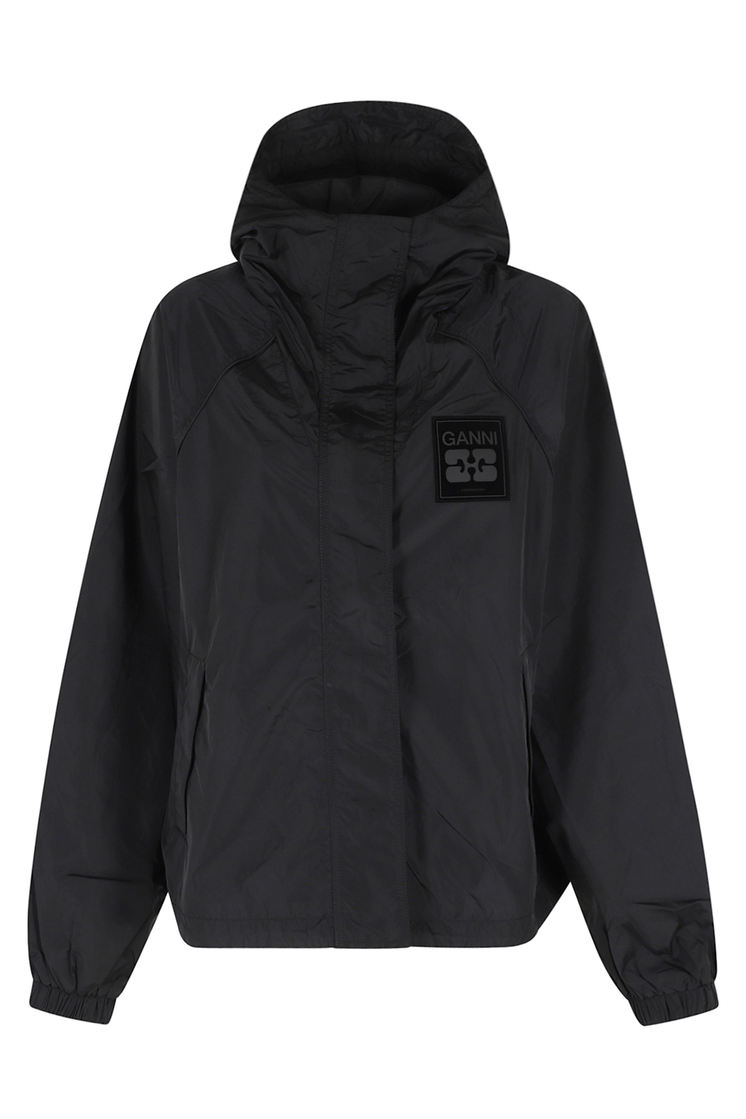 Flyweight Nylon Jacket Black Recycled Giubbotto