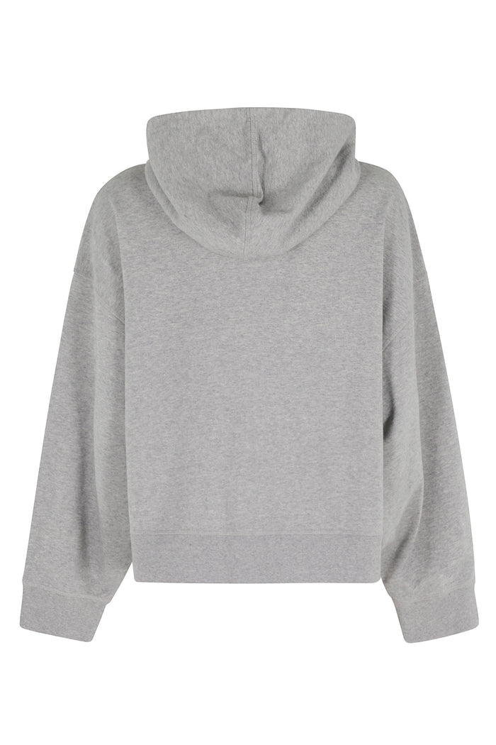 Isoli Zip Hoodie Grey Organic Cotton Felpa