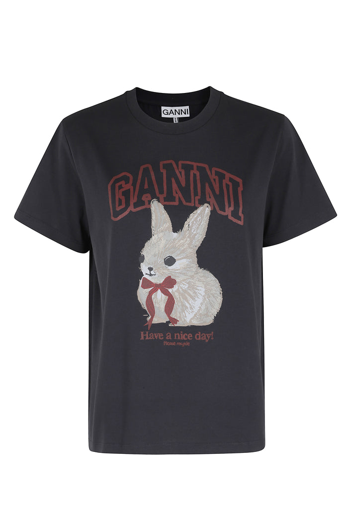 Basic Cotton Jersey Tshirt Black Organic T-shirt