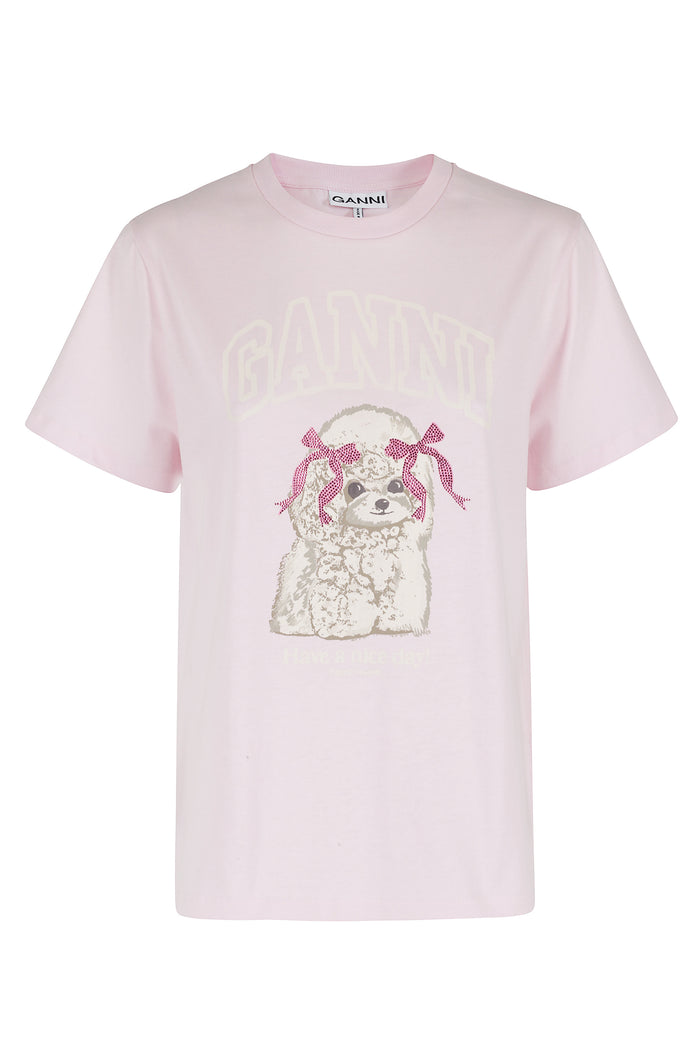 Basic Cotton Jersey Tshirt Pink & Purple Organic T-shirt