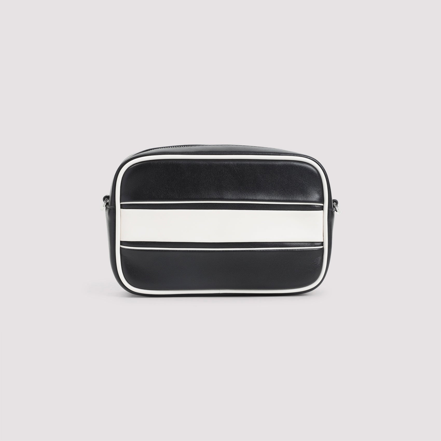 Sport Camera Case Black Cow Leather Bag