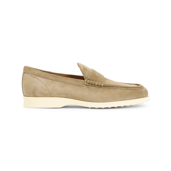 Light Loafers Nude & Neutrals Suede Rubber Shoe