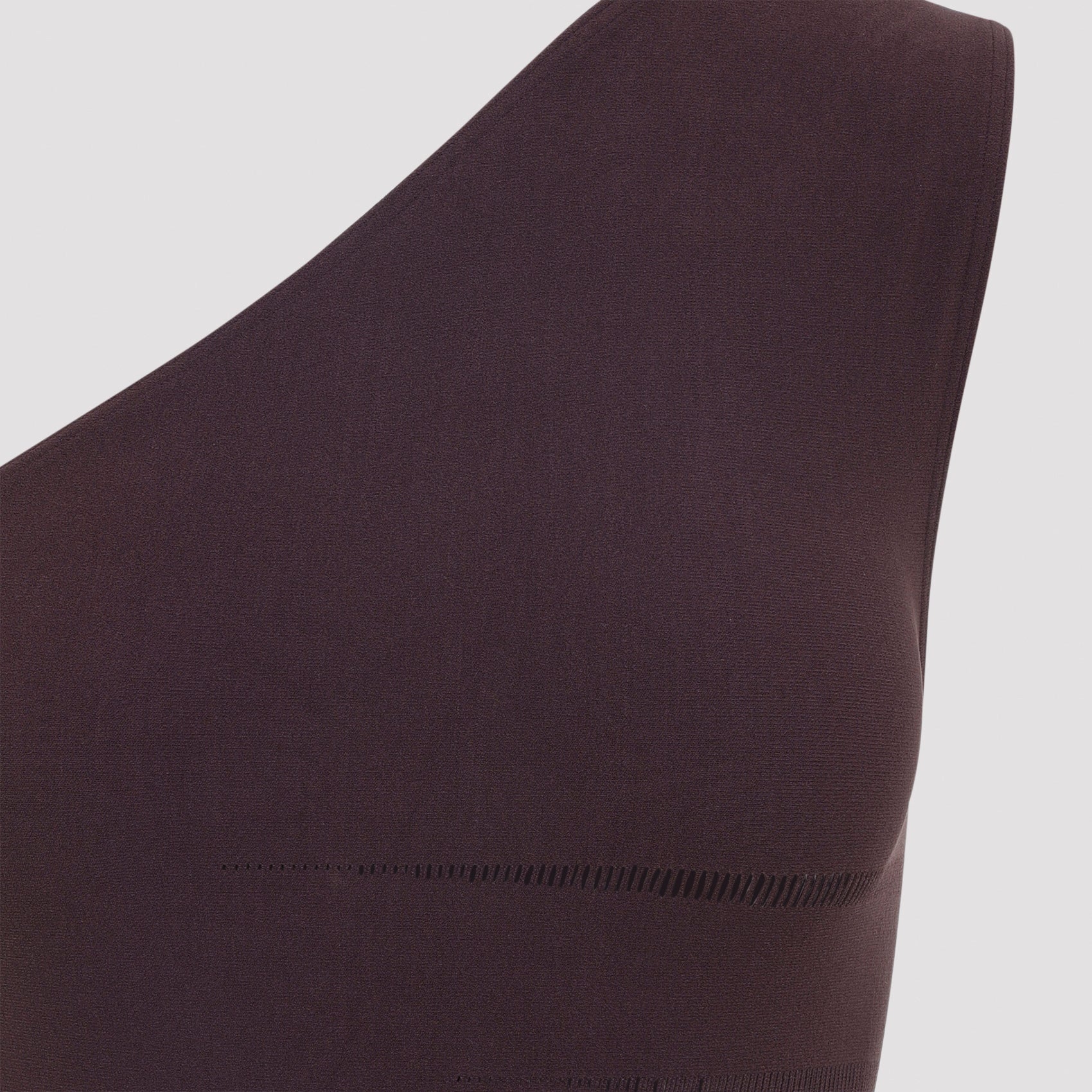 Slash Dress Red Polyamide Elastane