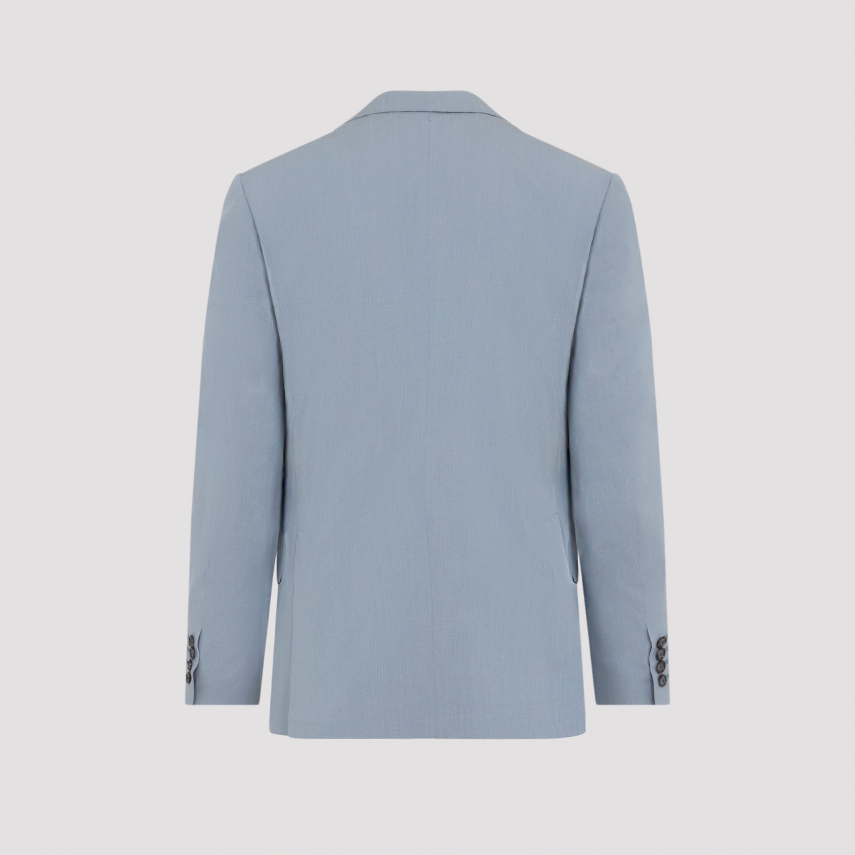 Trevi Suit Blue Cotton Silk Elastan