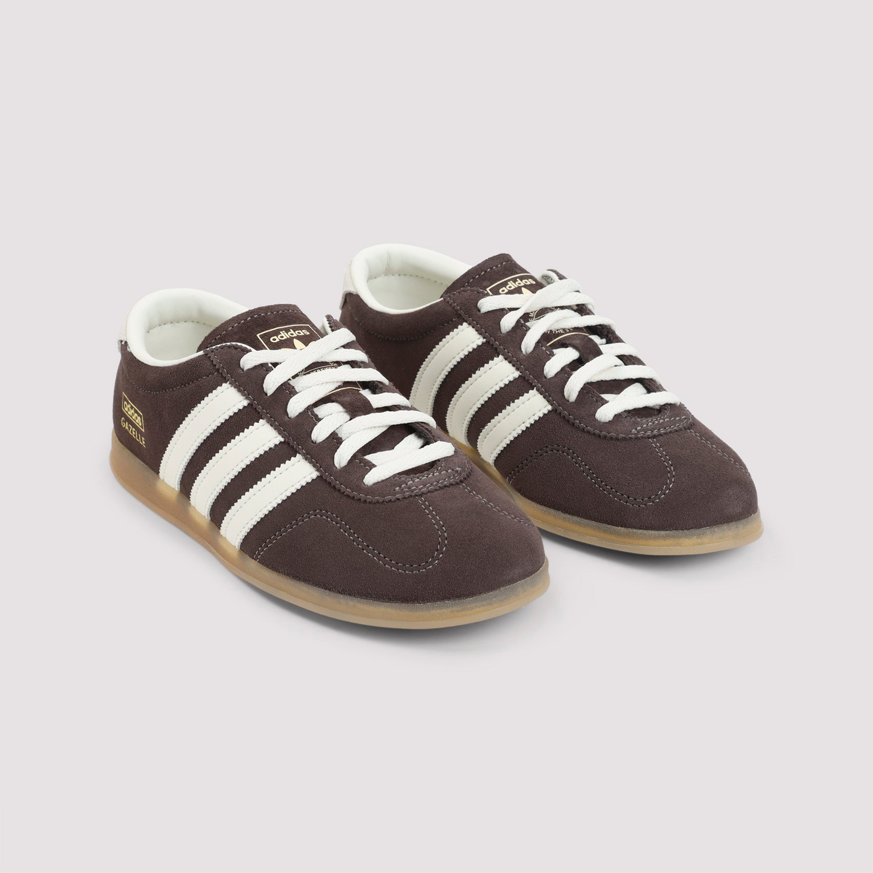 Gazelle Lo Pro Sneakers Brown Suede Leather Rubber Shoe