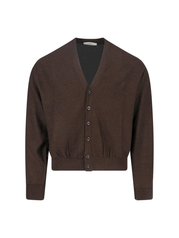 Lemaire 50% Acrylic cardigan in brown