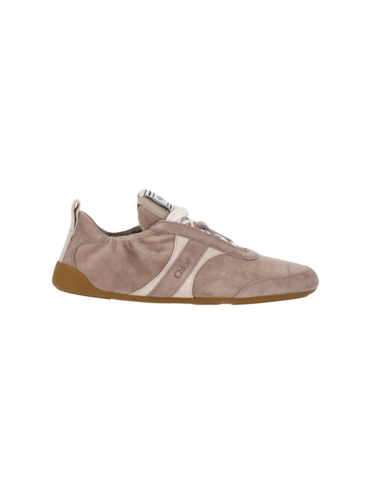 Chloè Sneakers Beige Goat Suede