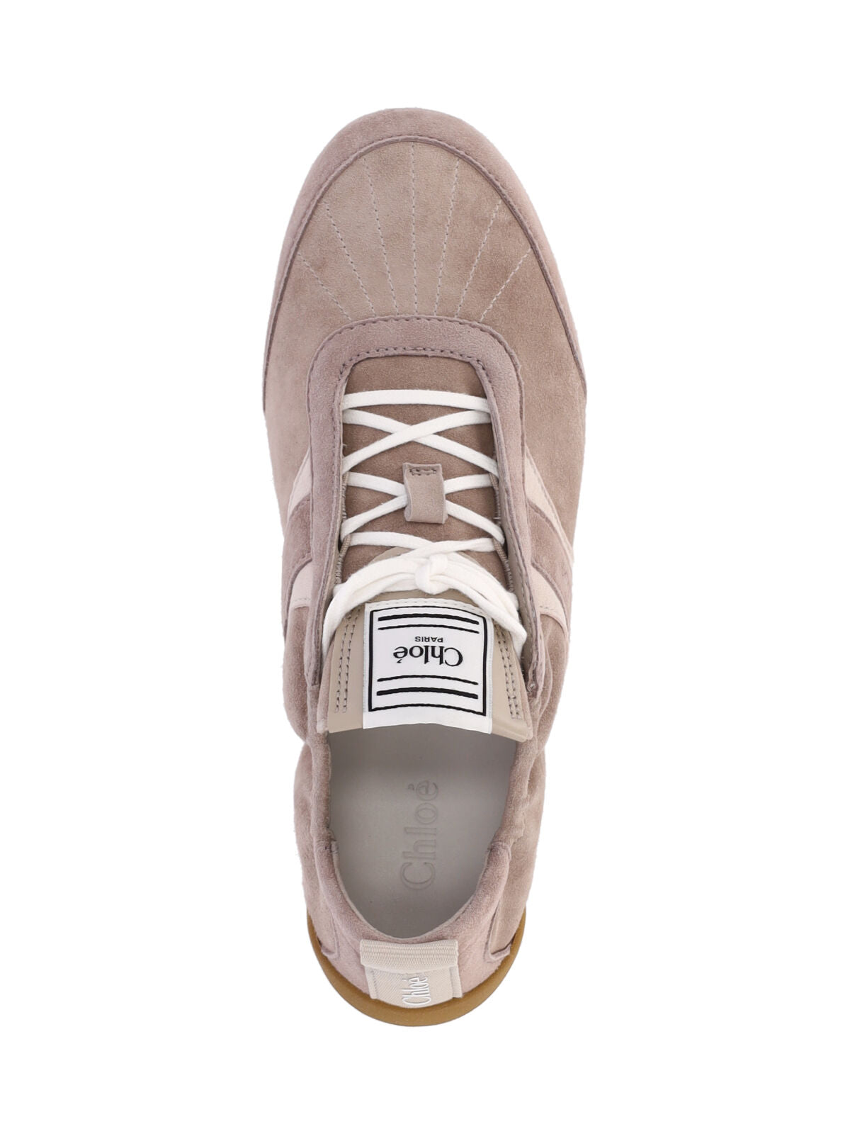 Chloè Sneakers Beige Goat Suede