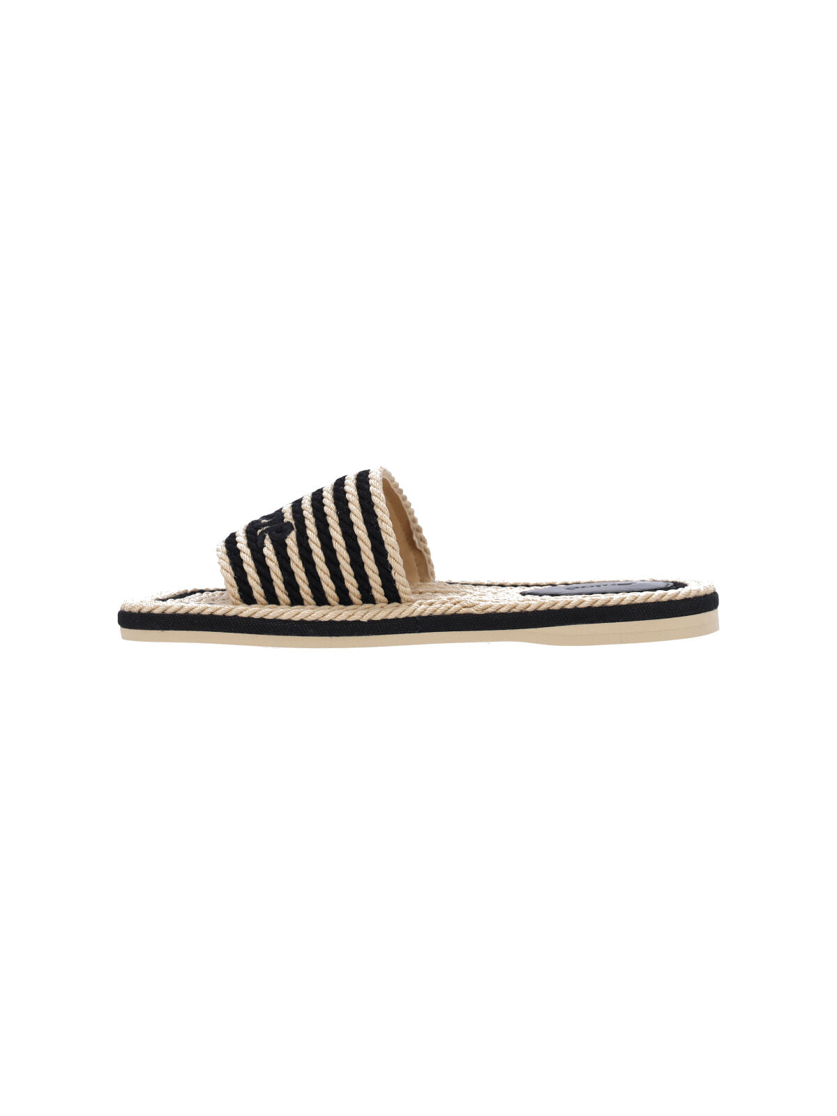 Chloè Sandals Black Upper: Cotton