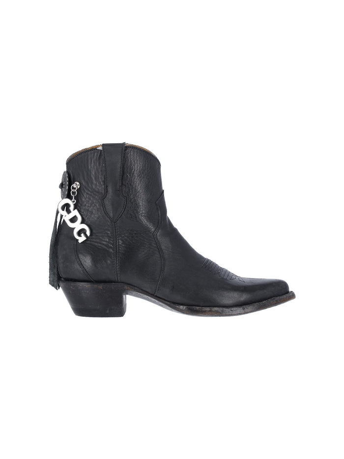 Comme des Garcons Boots Black Leather