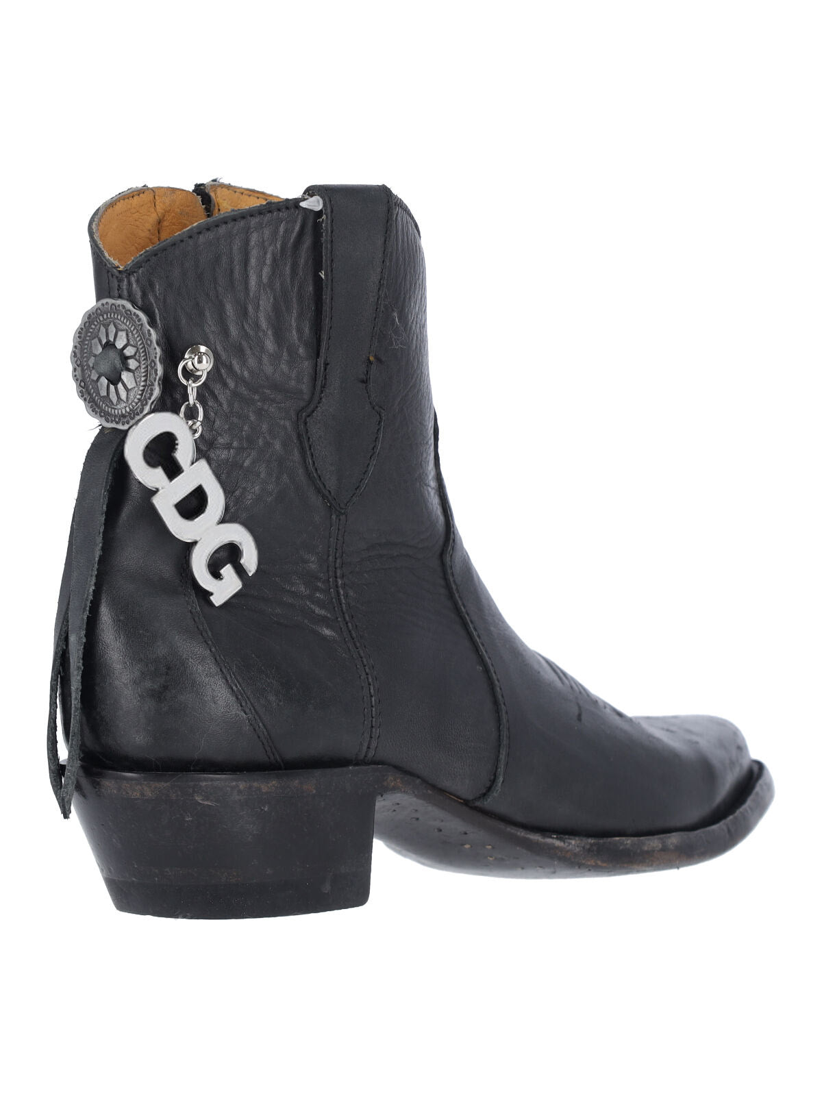 Comme des Garcons Boots Black Leather
