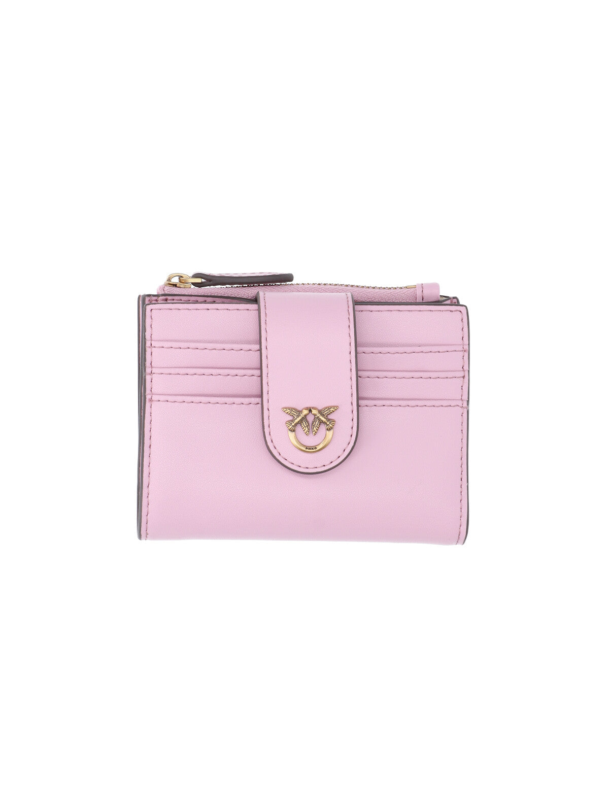Pinko Wallets Pink Calf Leather