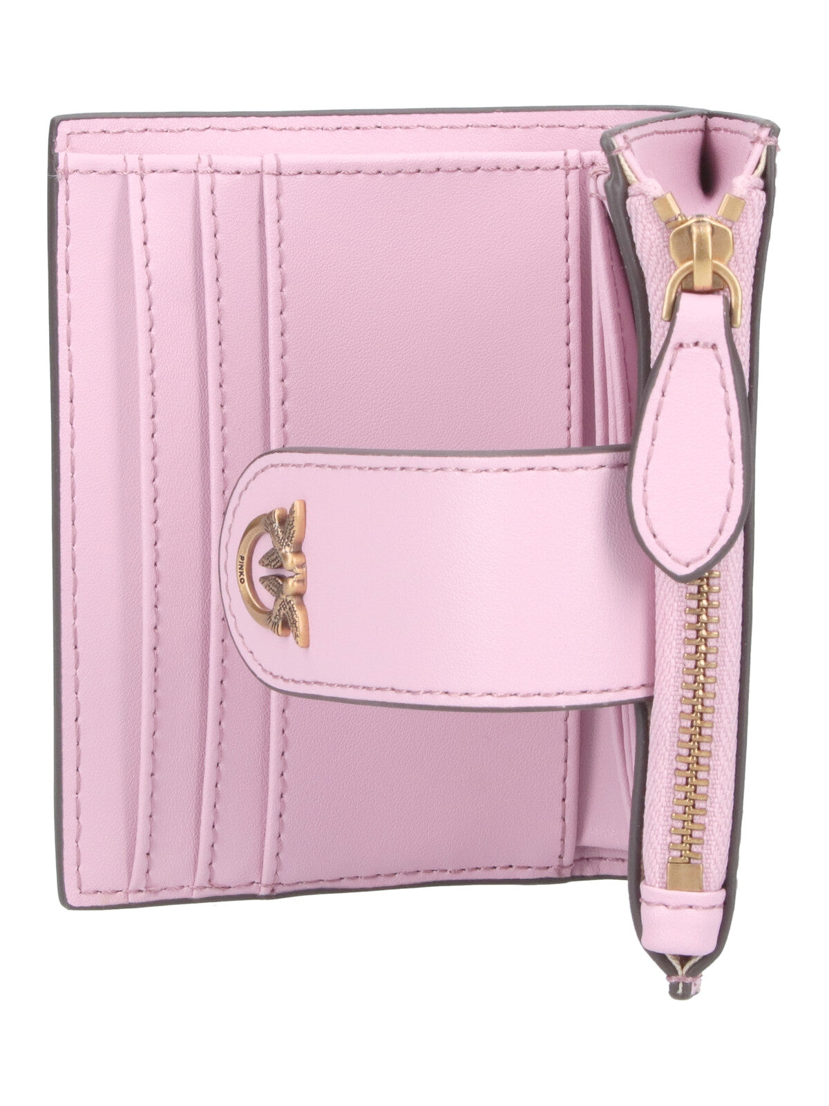 Pinko Wallets Pink Calf Leather