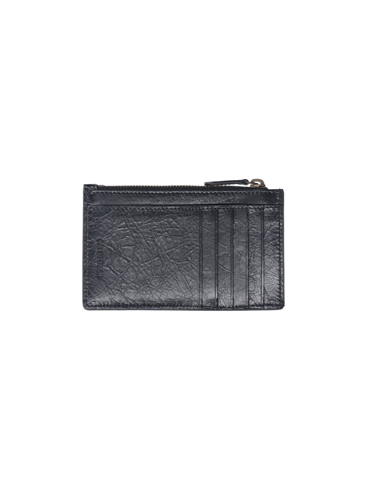 Balenciaga Wallets Black Lamb Leather