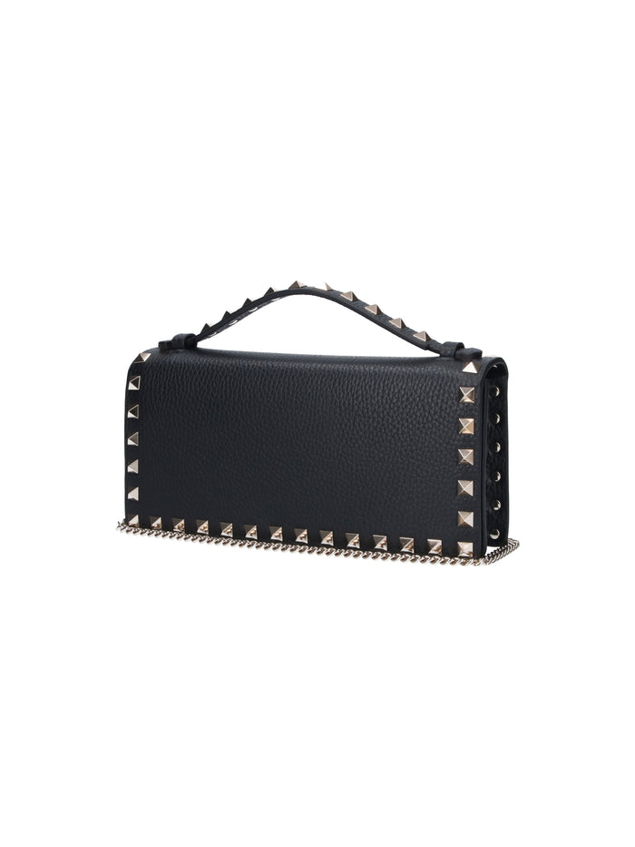 Valentino Garavani Wallets Black Leather