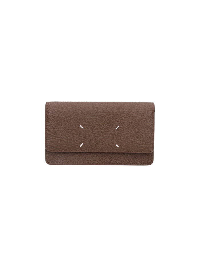 Maison Margiela Wallets Brown Bovine Leather