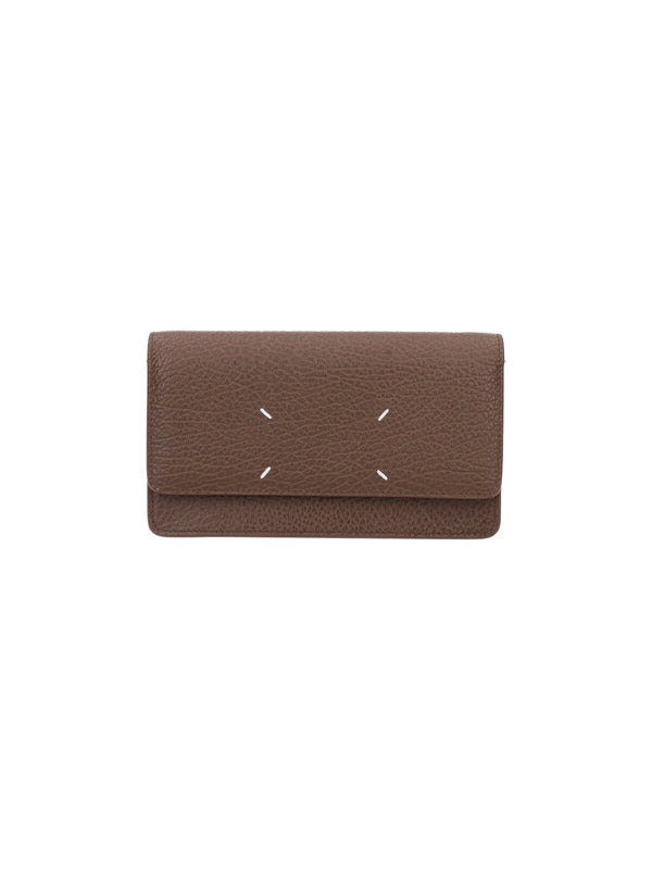 Maison Margiela 100% Bovine Leather wallet in brown