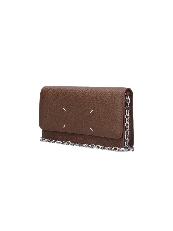 Maison Margiela Wallets Brown Bovine Leather