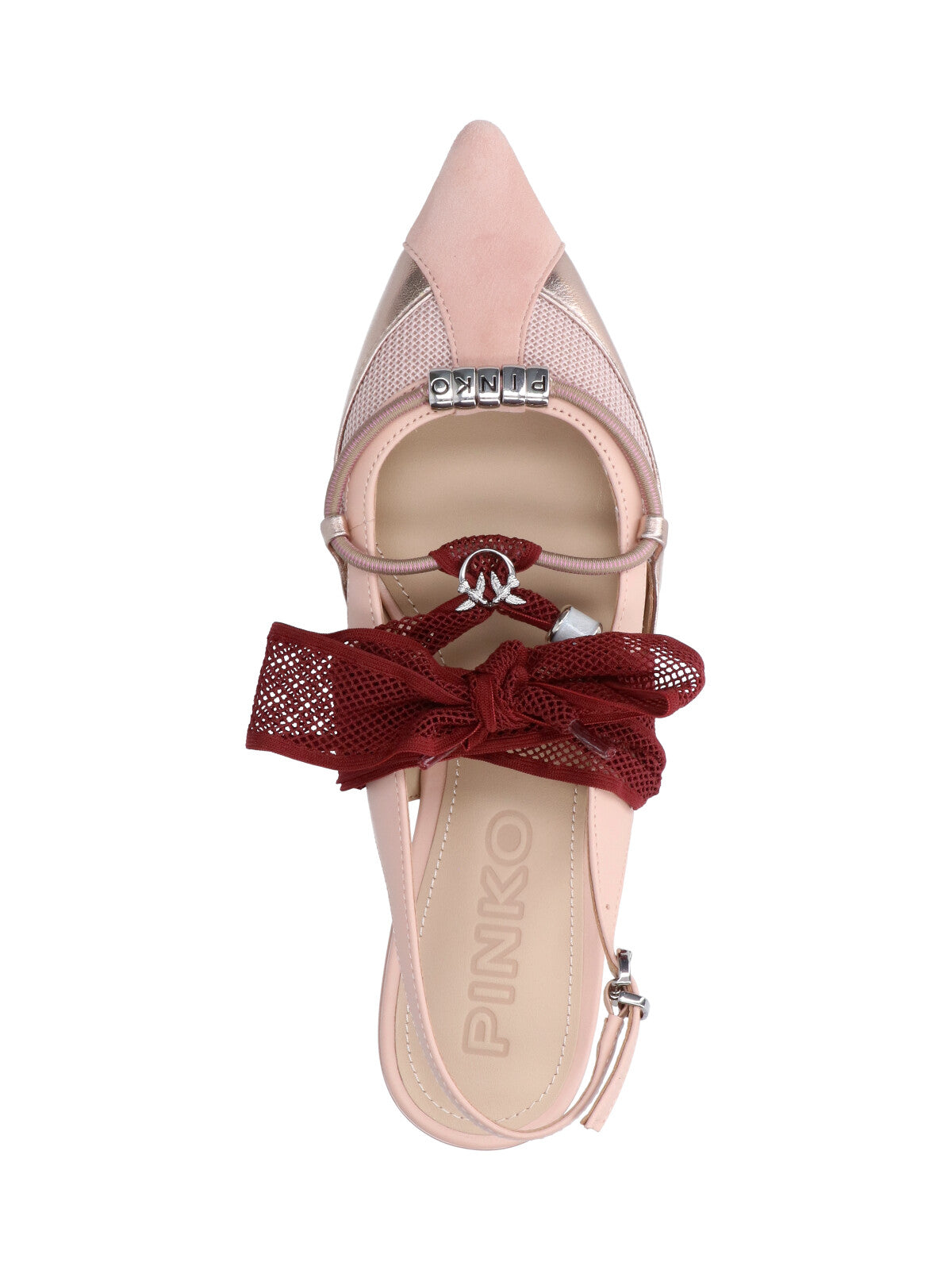 Pinko Flat shoes Pink Upper: Goat Leather