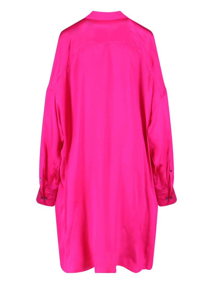 Dries Van Noten Dresses Pink Silk