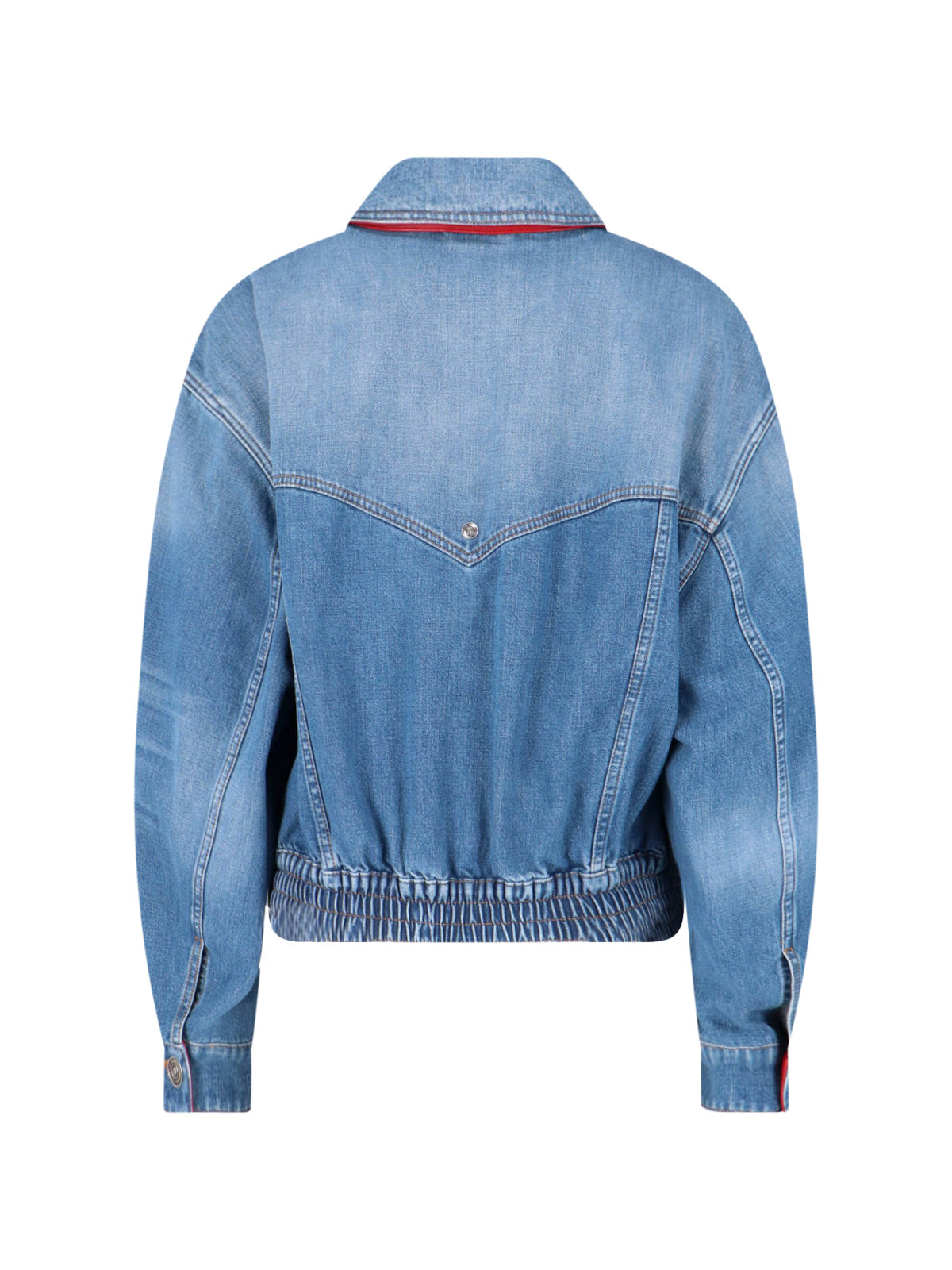 Versace Jackets Blue Cotton