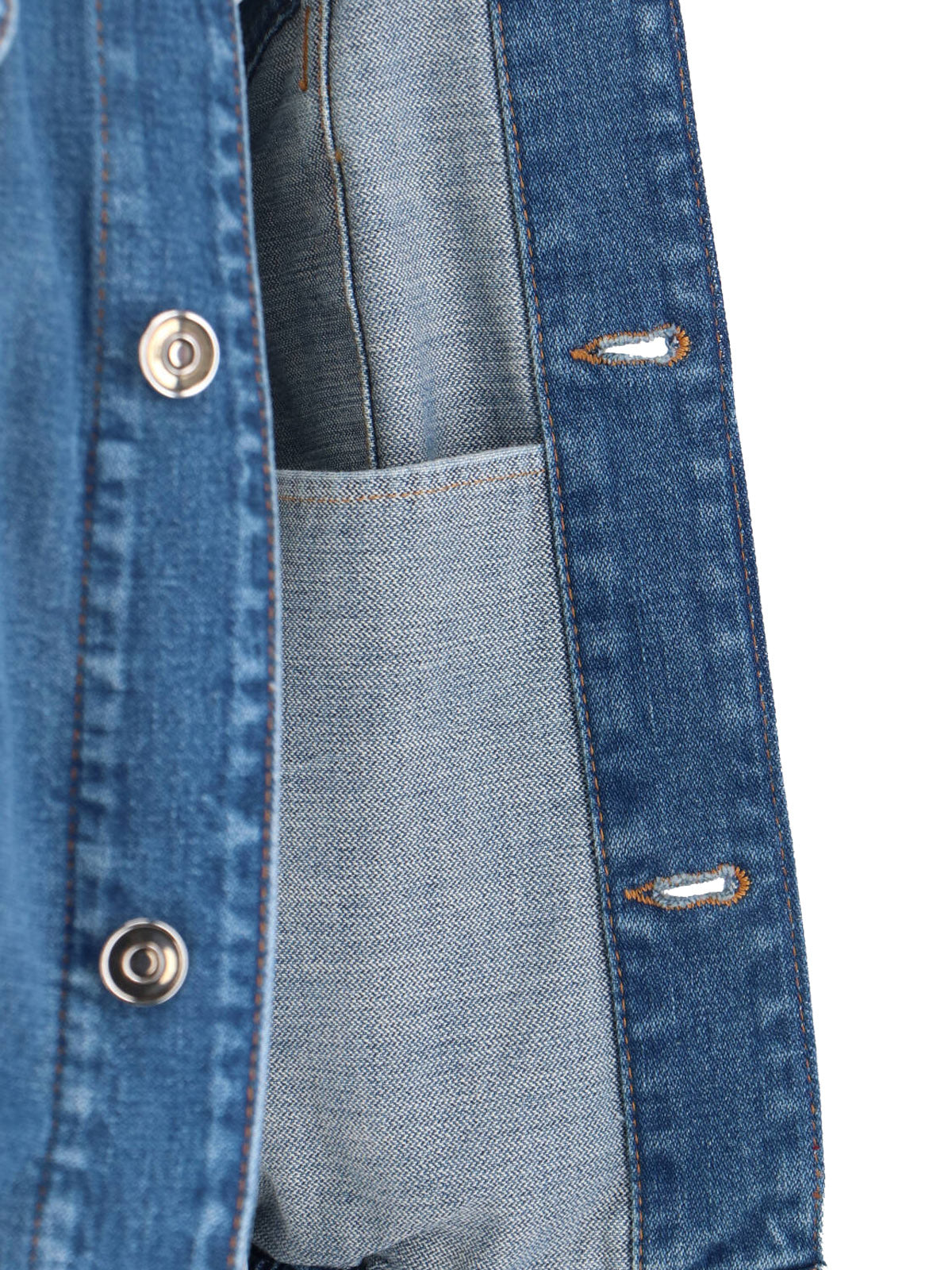 Versace Jackets Blue Cotton