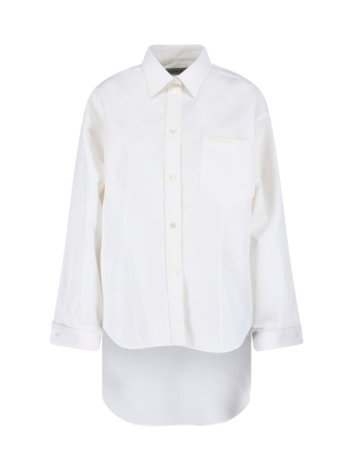 Balenciaga Shirts White Cotton